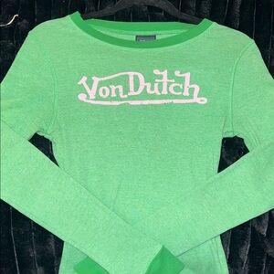 Green Von Dutch Longsleeve tee